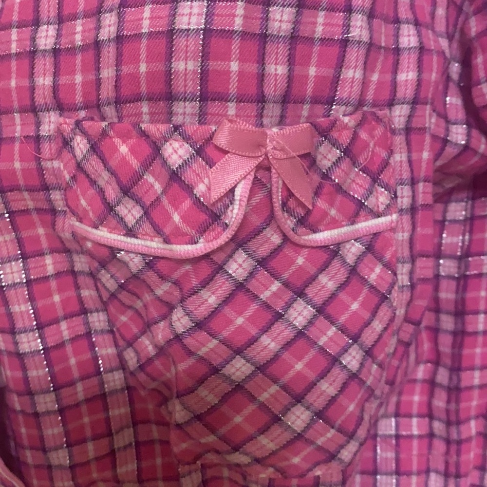 Victoria’s Secret Pink Plaid Night Sleep Shirt - Picture 4 of 9